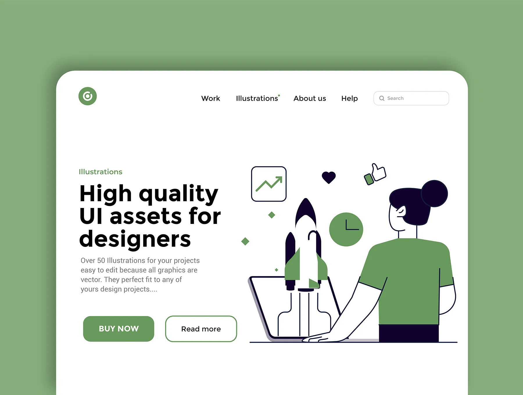 50 Digital Business Activities Illustrations vol.2 4