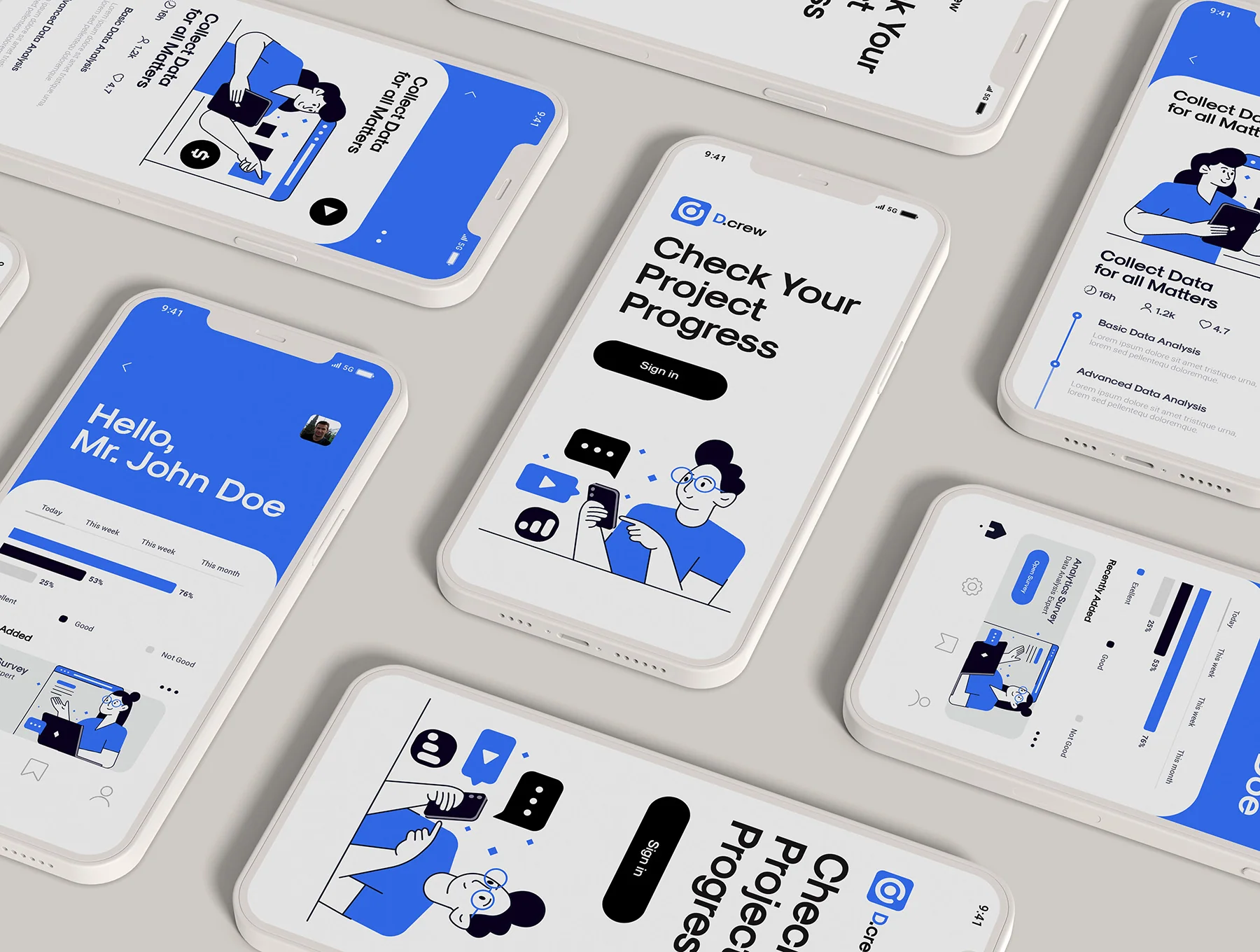 50 Digital Business Activities Illustrations 5