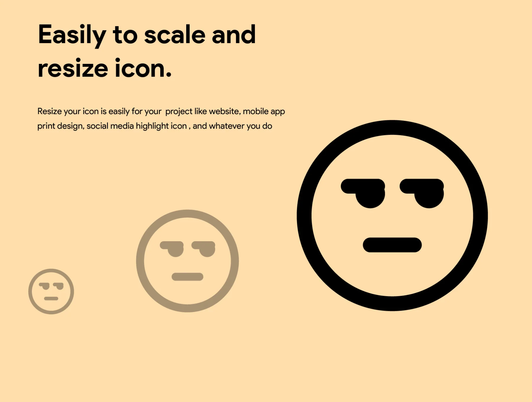 50 Emoticon Line Icon 3