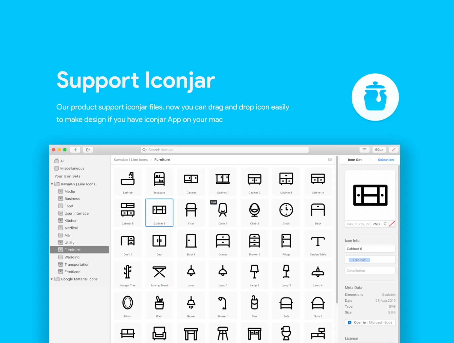 50 Furniture Line Icon 6