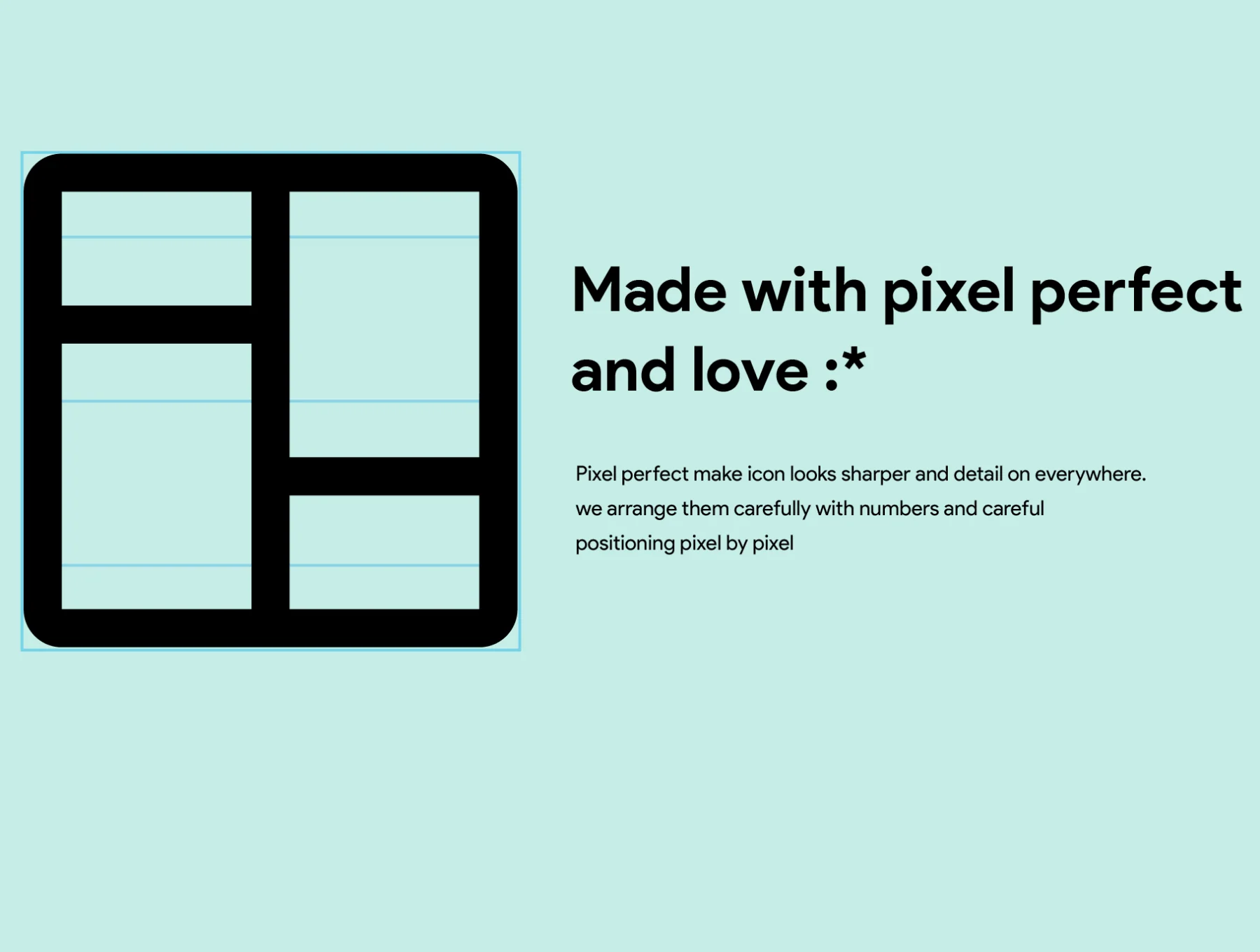 50 Grid Line Icon 2