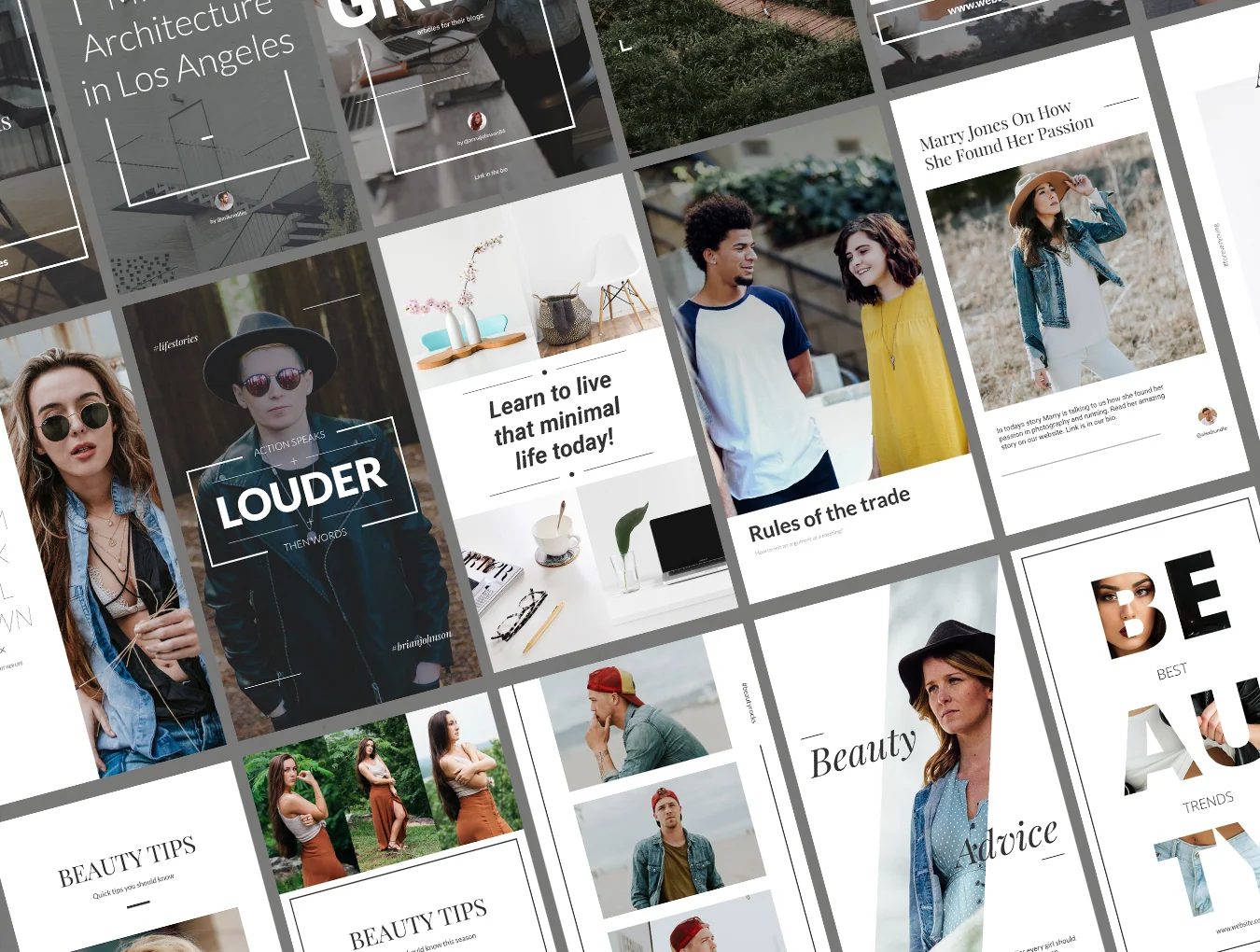 50 Instagram Stories Pack 5