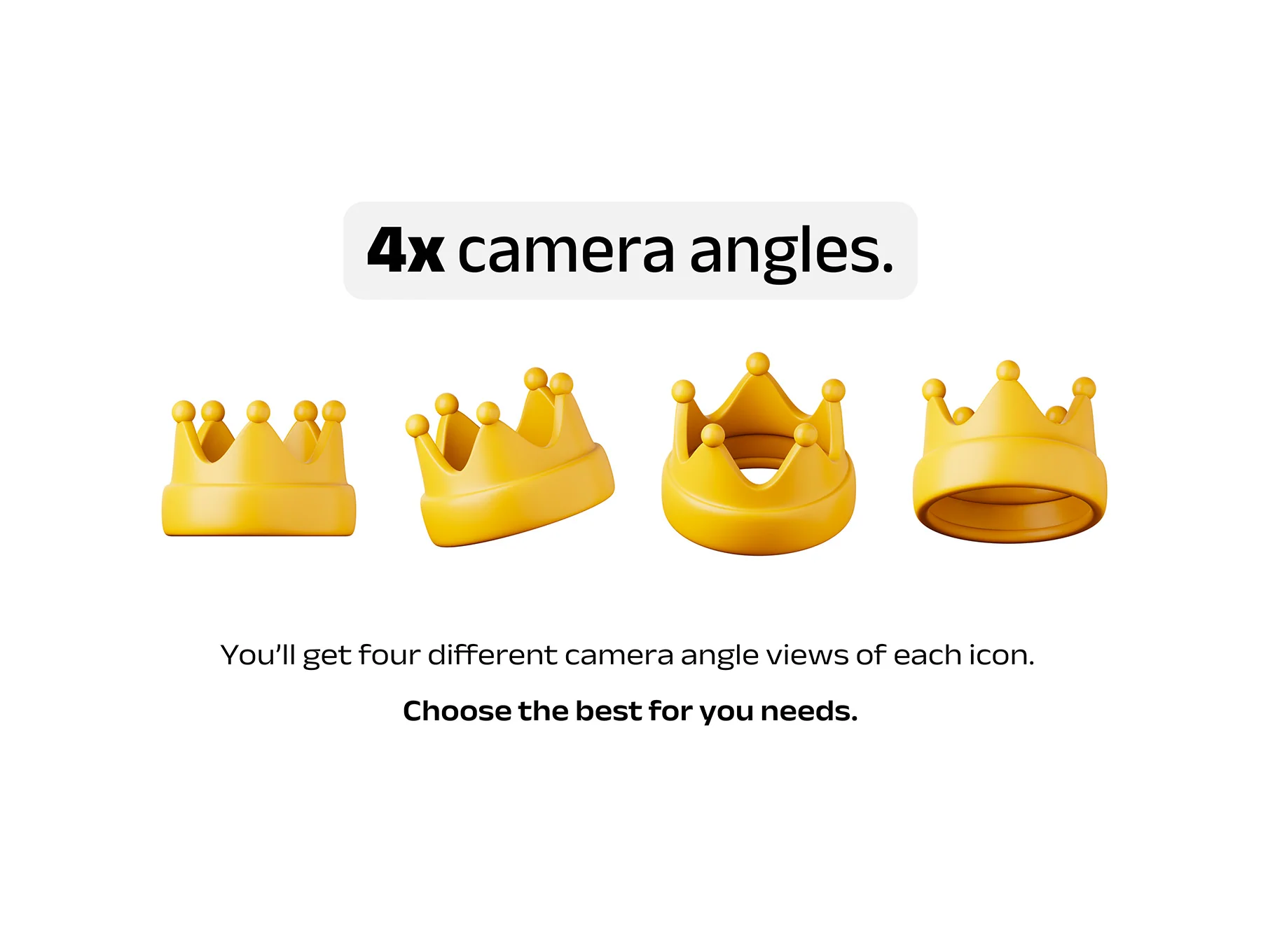 50 unique 3D icons Vol. 1 3