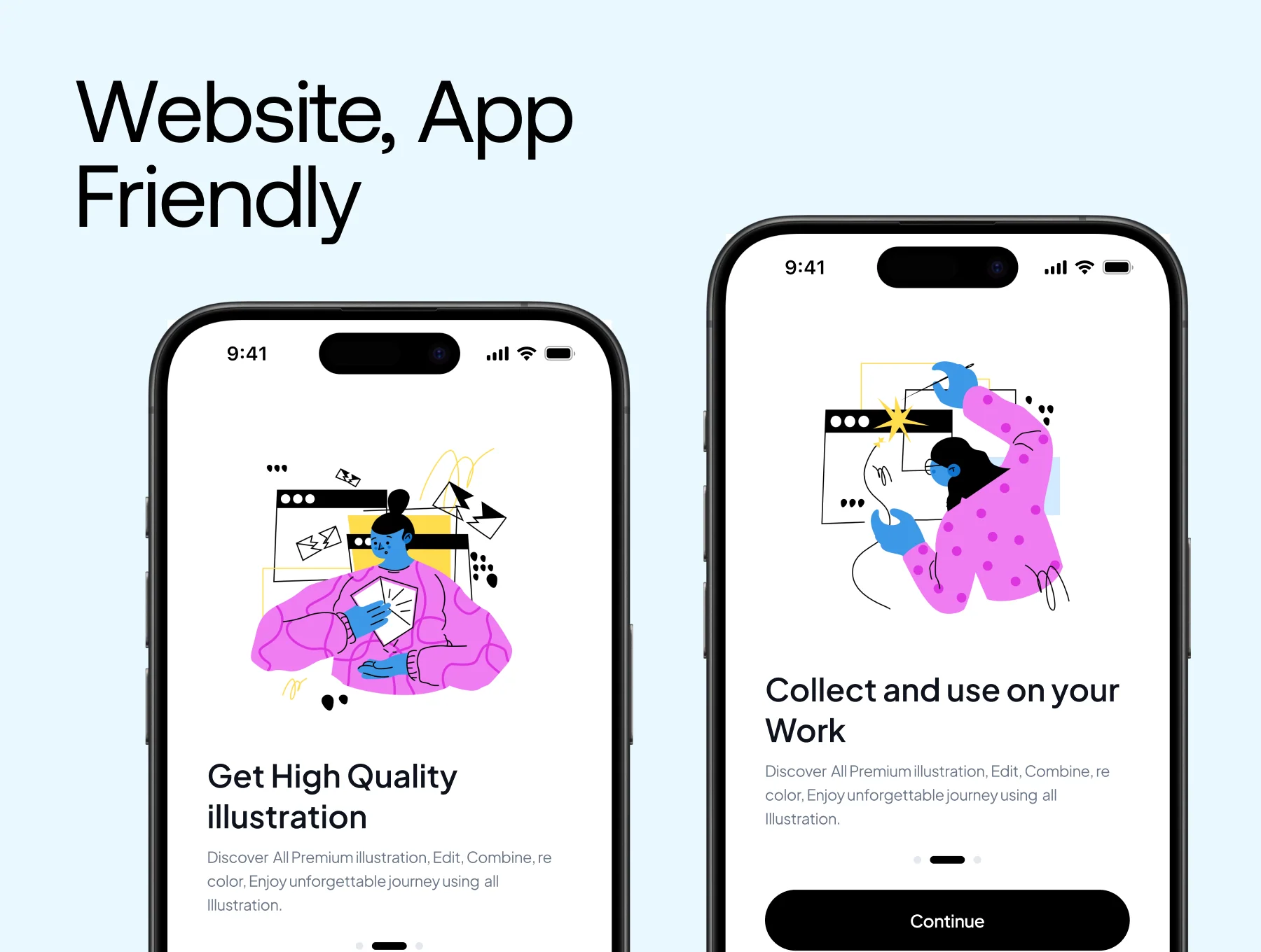 50 - Web & Apps Friendly Illustrations 2
