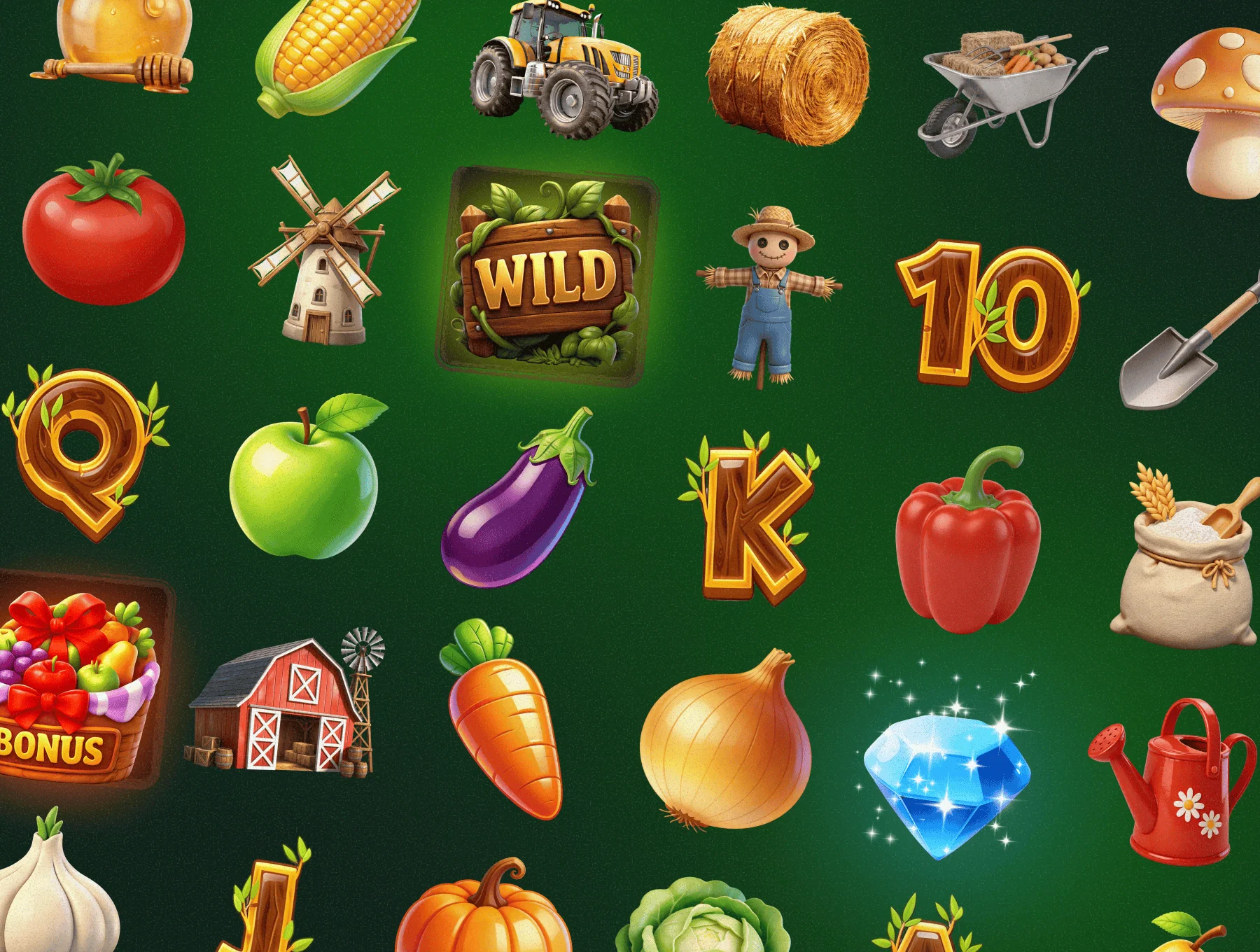 54 Farm Slot Game Icons 6