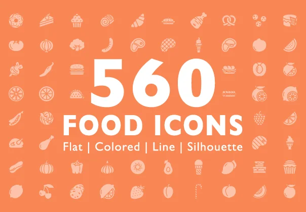 560 Food Icons