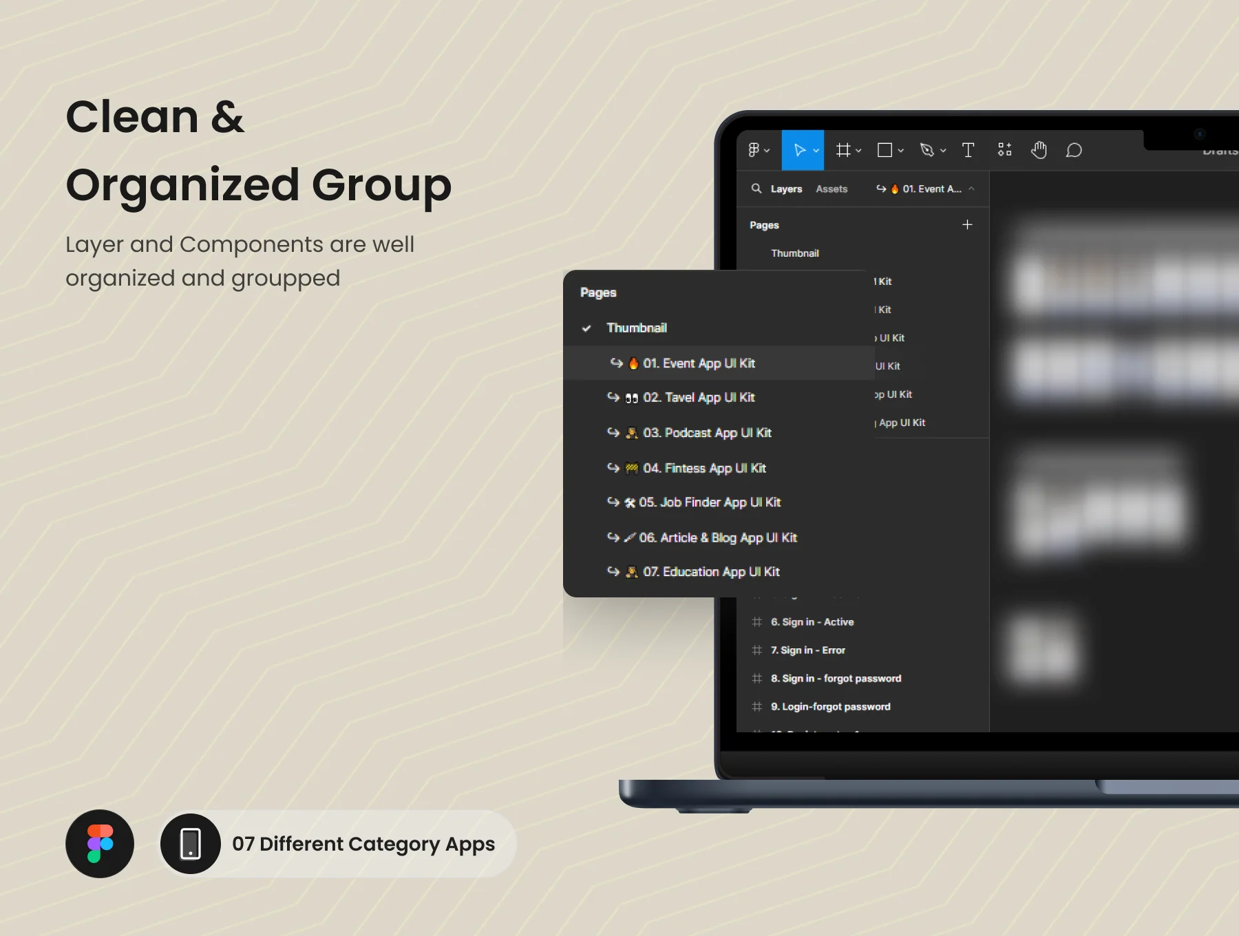 7 in 1 - Multipurpose App UI Kit 4