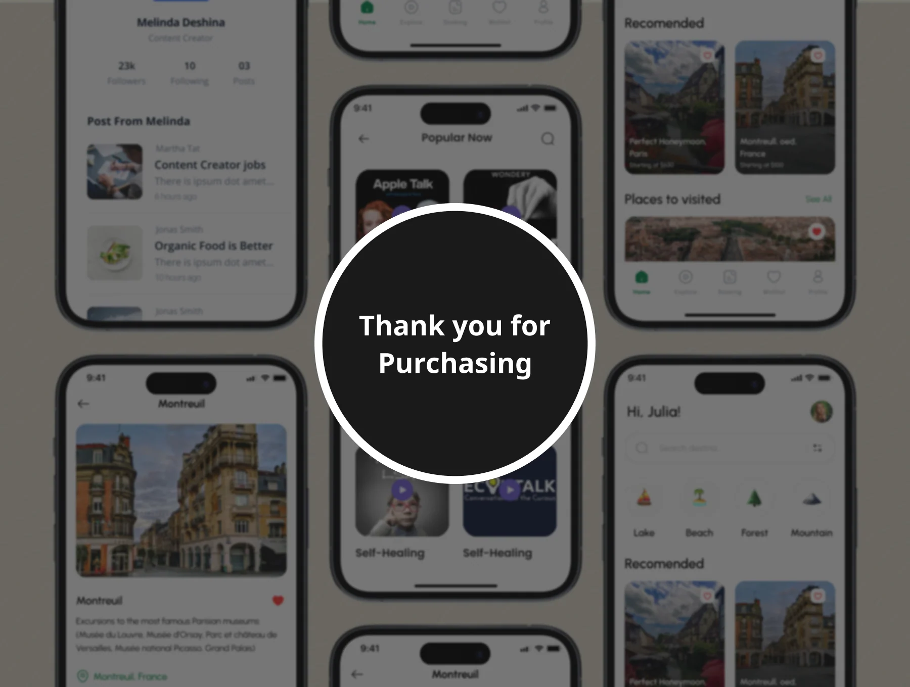 7 in 1 - Multipurpose App UI Kit 6