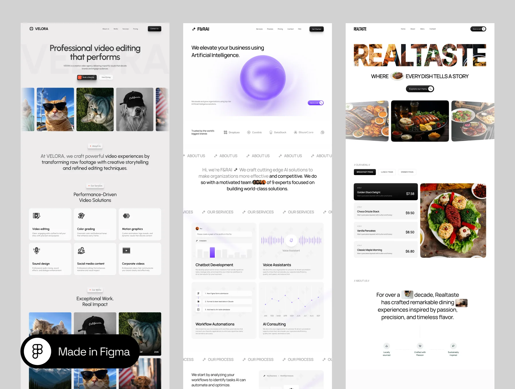 6 Premium Web Landing UI Kits 3