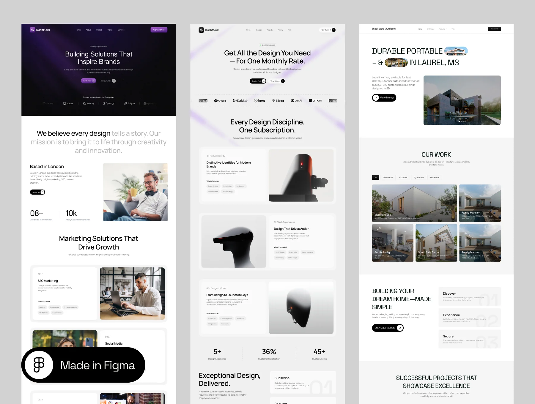 6 Premium Web Landing UI Kits 4