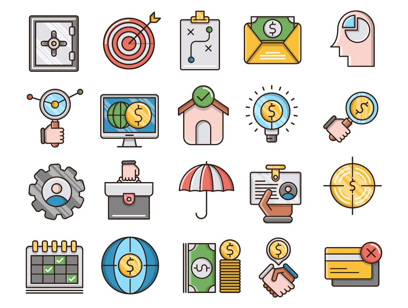 60 Business & Finance icons 2