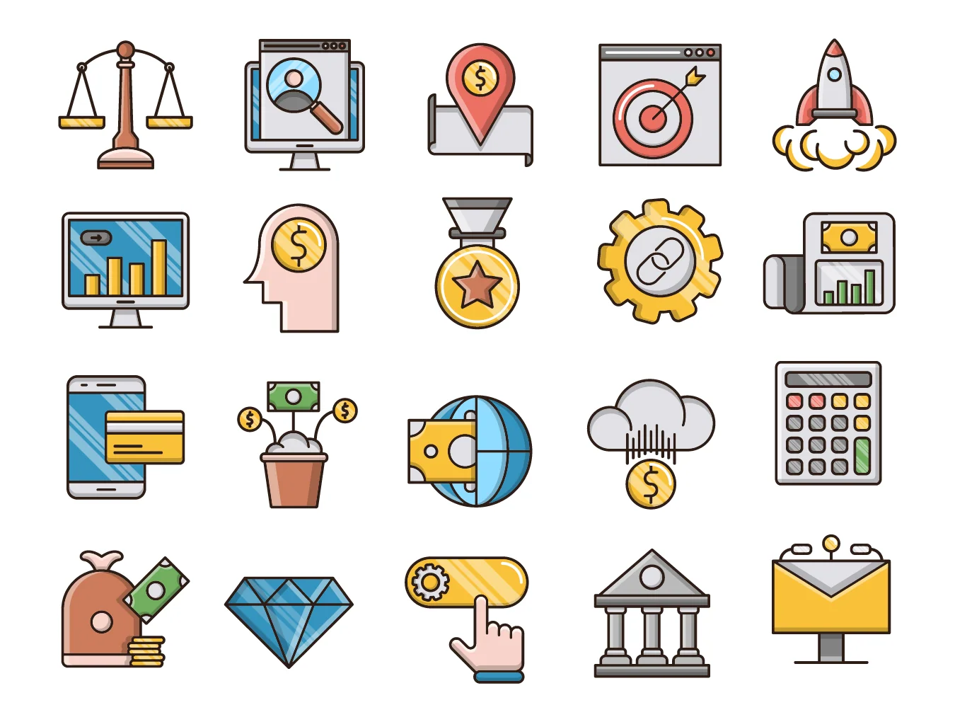 60 Business & Finance icons 3