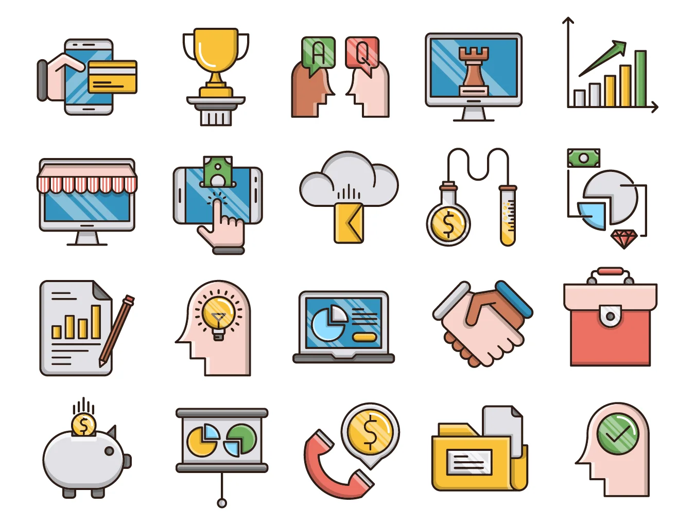 60 Business & Finance icons 4