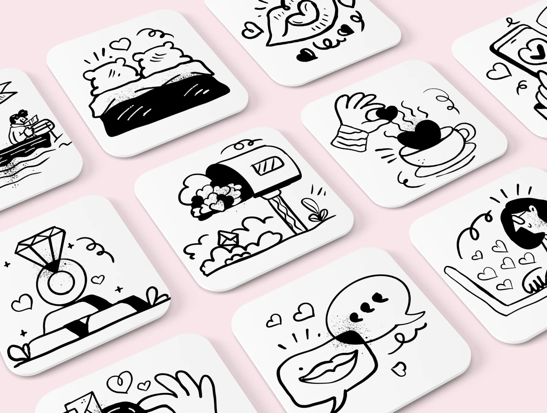 60 Valentine Love Fintech Illustrations 6