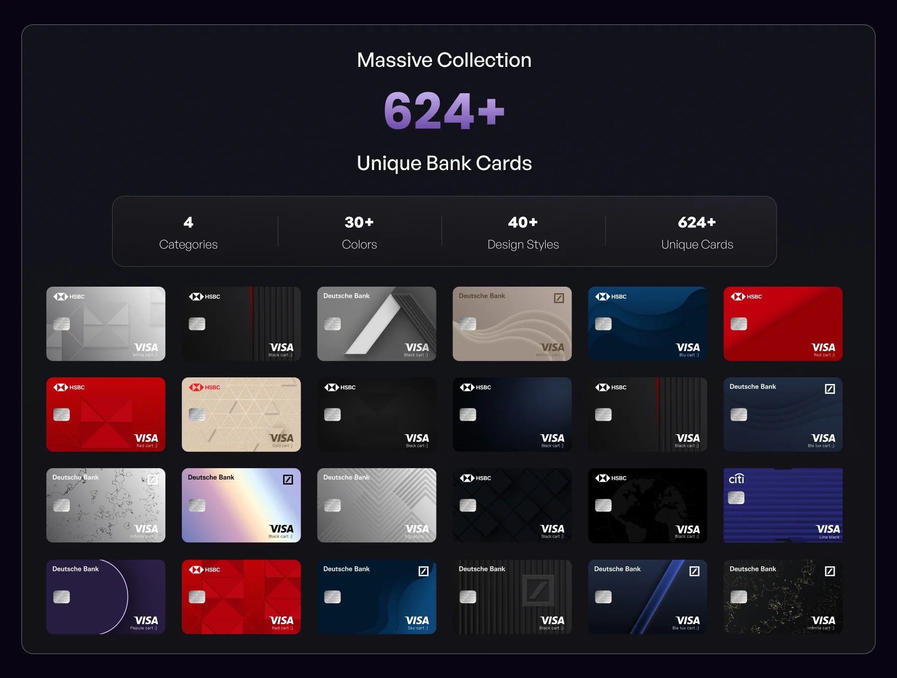 600+ Bank Card Templates – Credit Card UI Kit (Svg, Figma, AI) 2