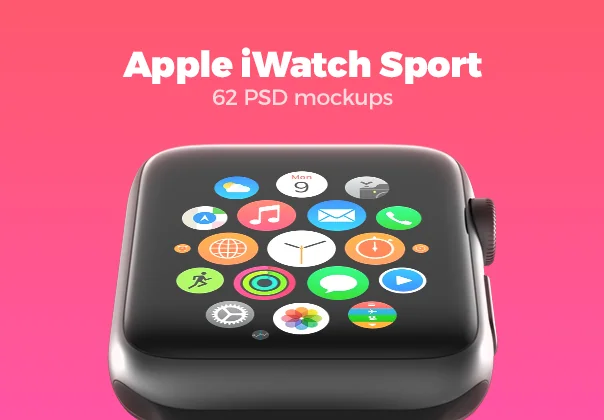 62 Apple Watch Mockups