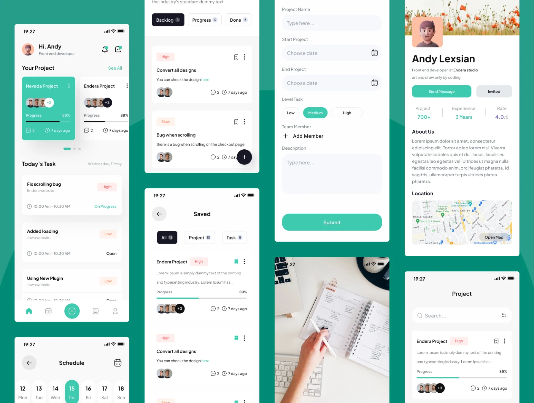 Tasking - Task Management Apps UI Kits 2
