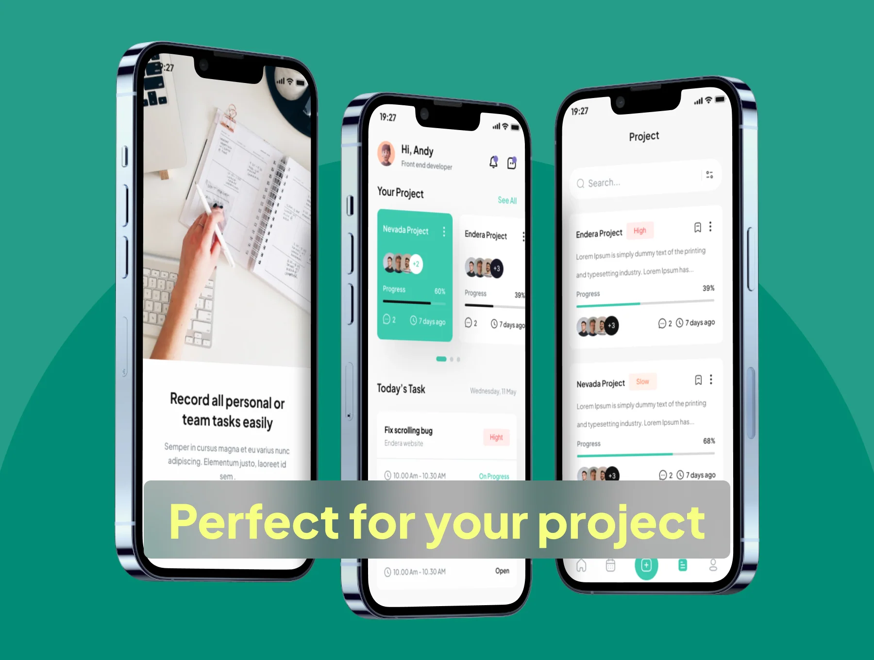 Tasking - Task Management Apps UI Kits 3