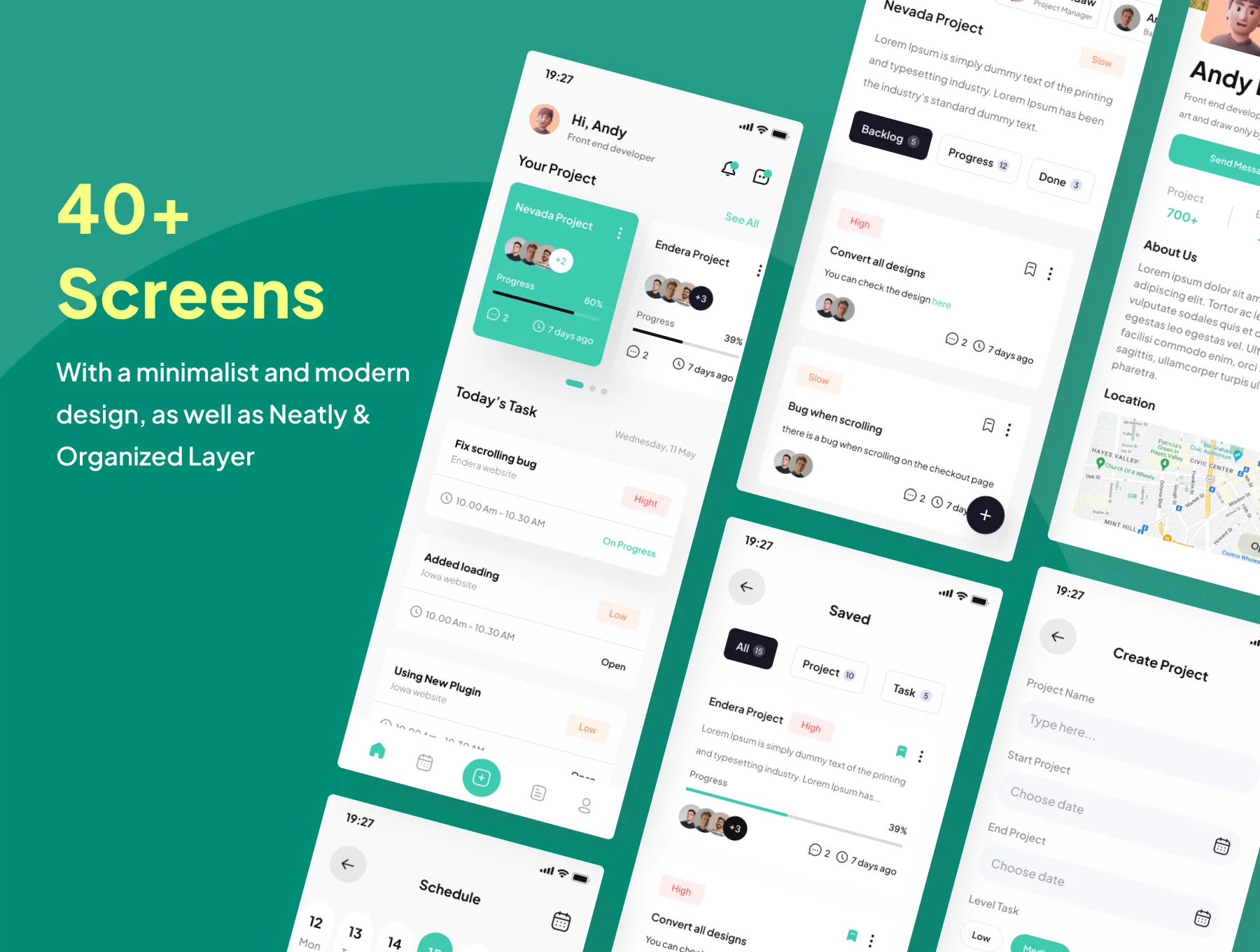 Tasking - Task Management Apps UI Kits 4