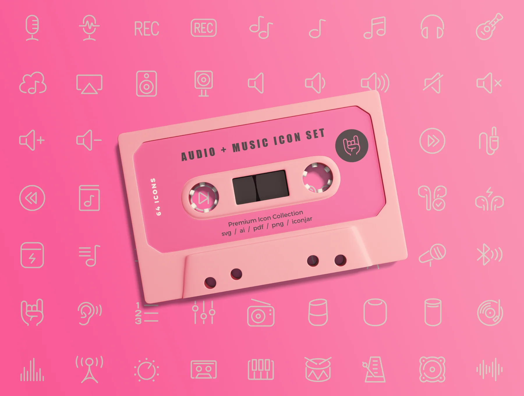64 Audio Icons 6