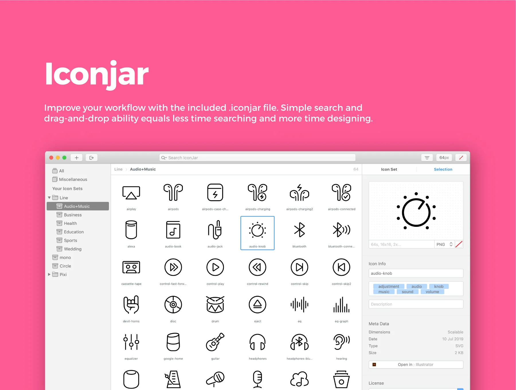 64 Audio Icons 8