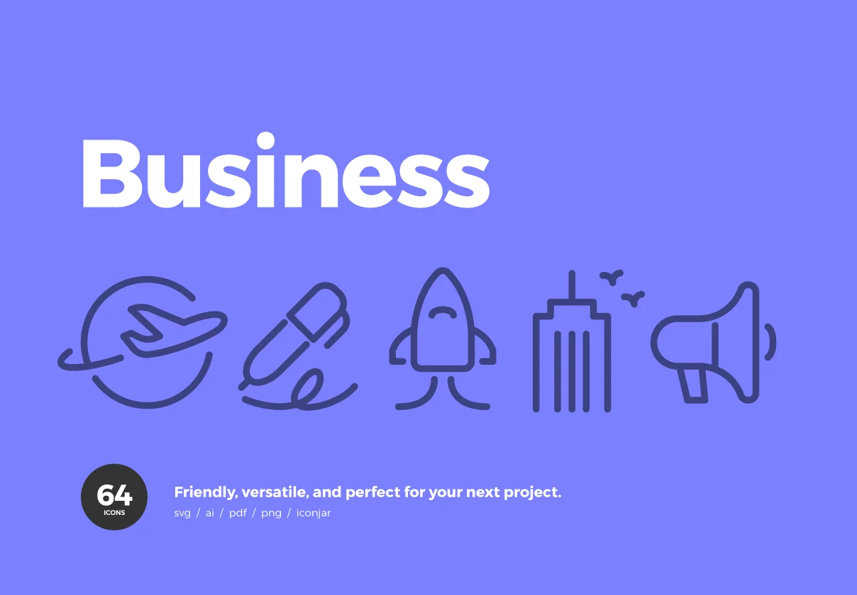 64 Business Icons