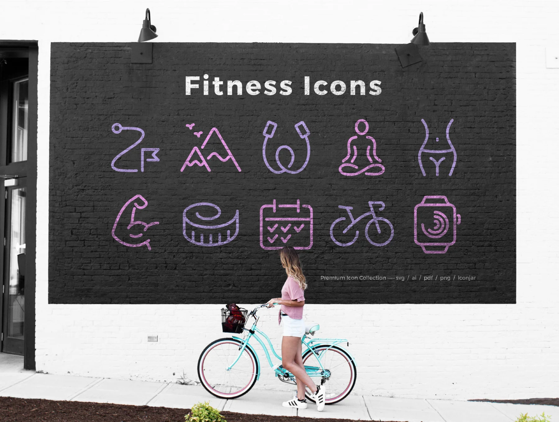 64 Fitness Icons 6
