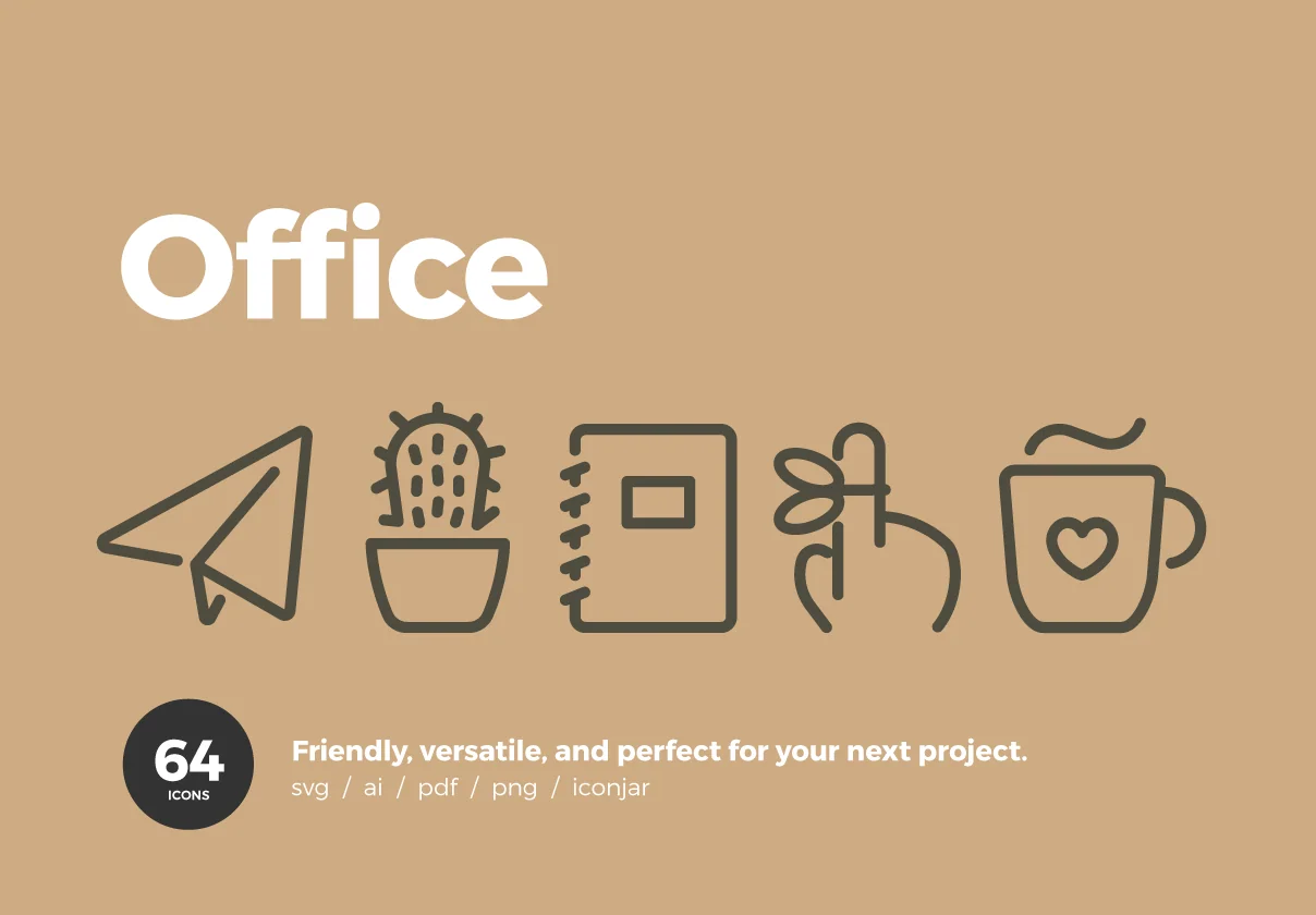 64 Office Icons