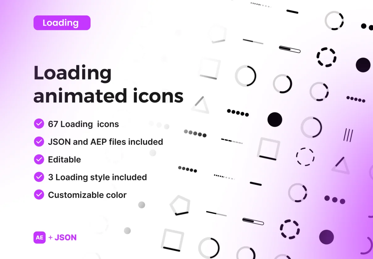 67 Loading icon animation