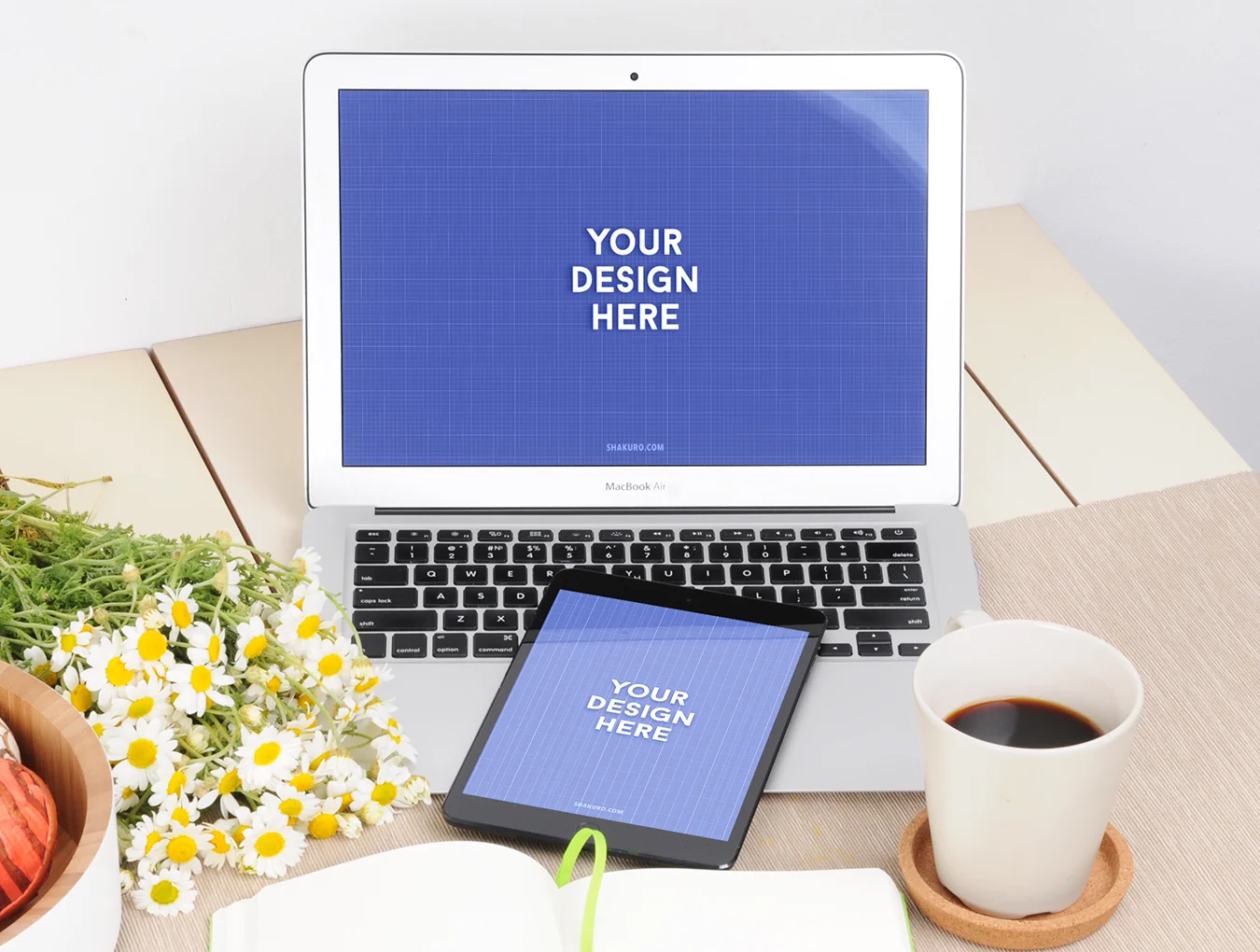 7 iPad mockups