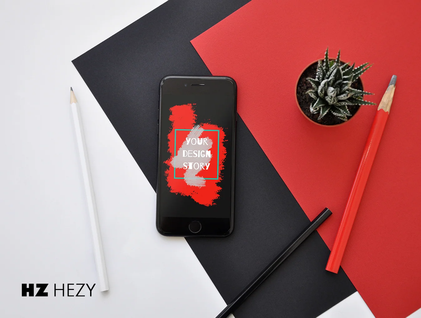 7 iPhone 7 Black Mockups 3
