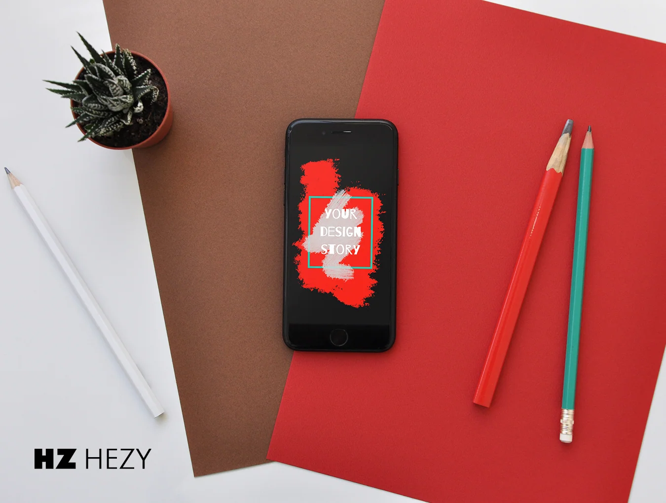 7 iPhone 7 Black Mockups 4