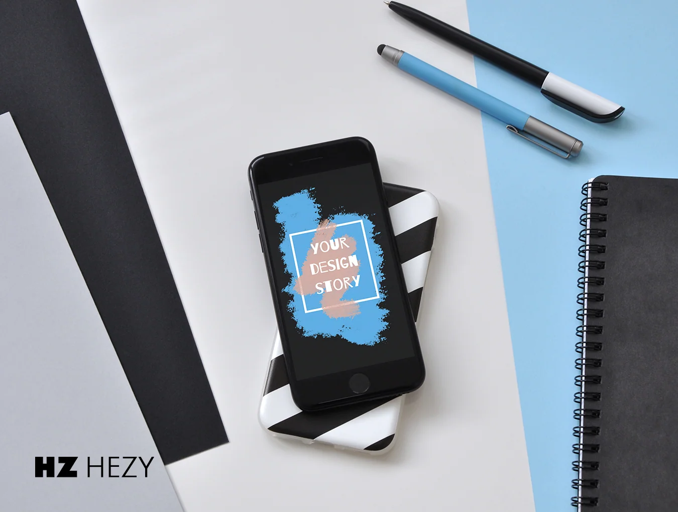 7 iPhone 7 Black Mockups 5