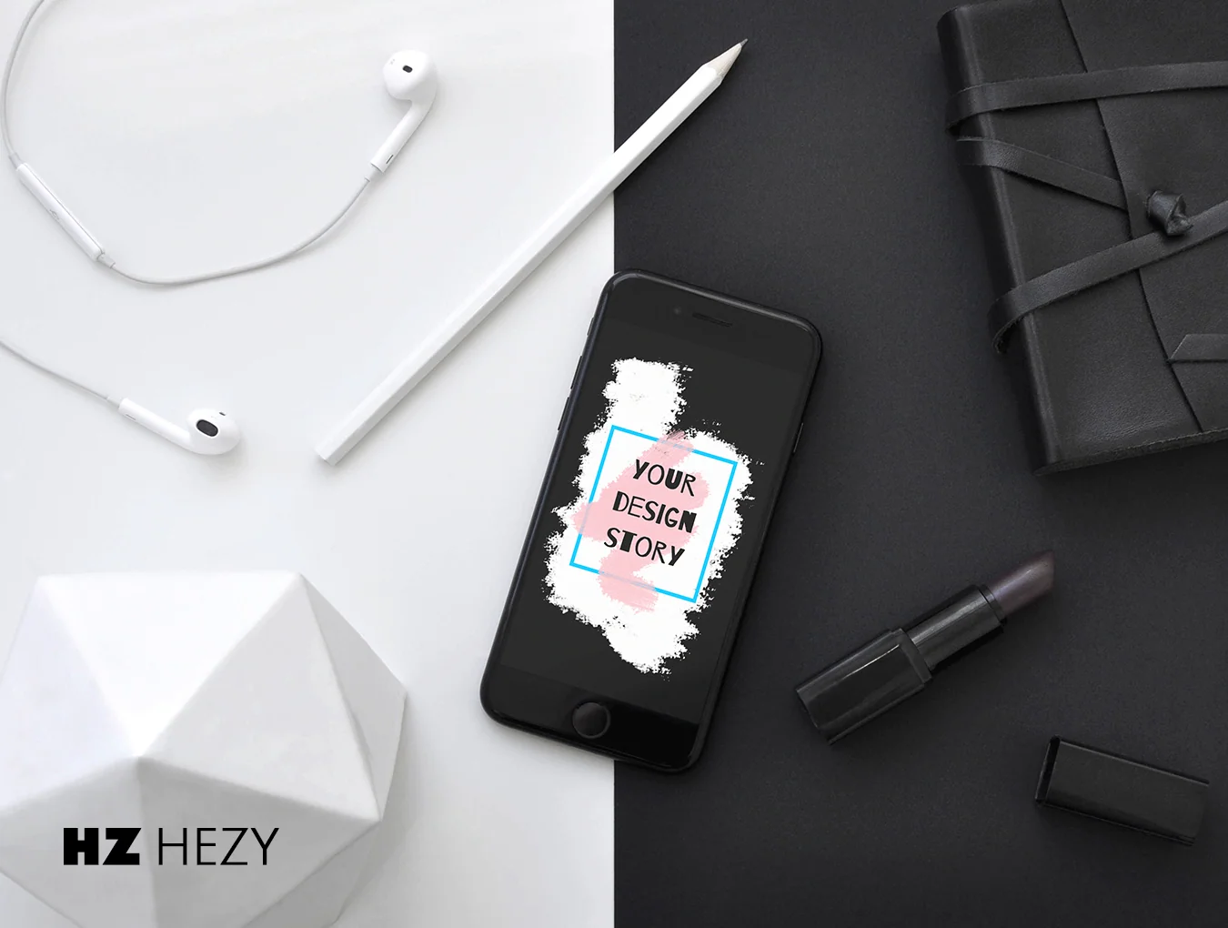 7 iPhone 7 Black Mockups 7
