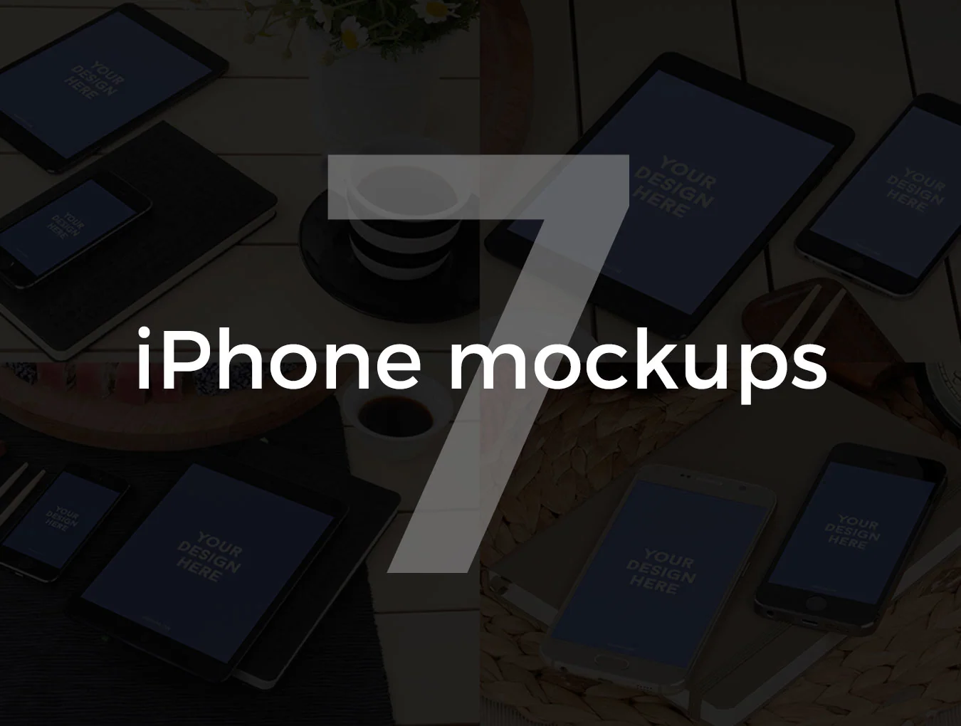 7 iPhone Photo Mockups