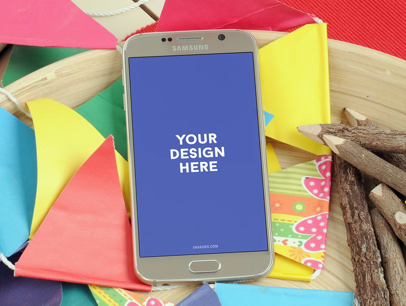 7 Samsung Galaxy S6 mockups 6