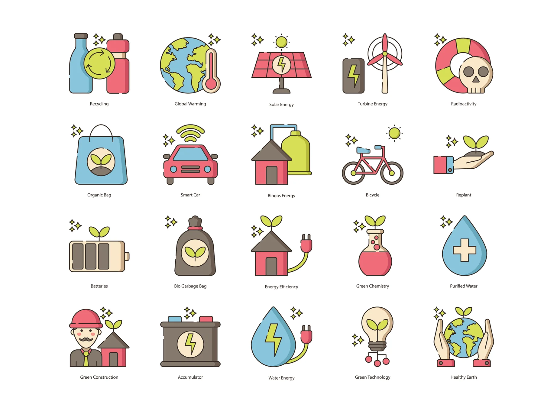 72 Ecology Icons | Hazel Series 2