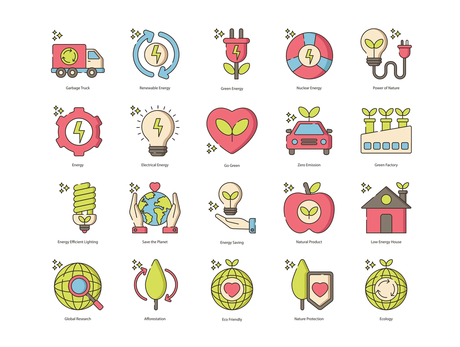 72 Ecology Icons | Hazel Series 4