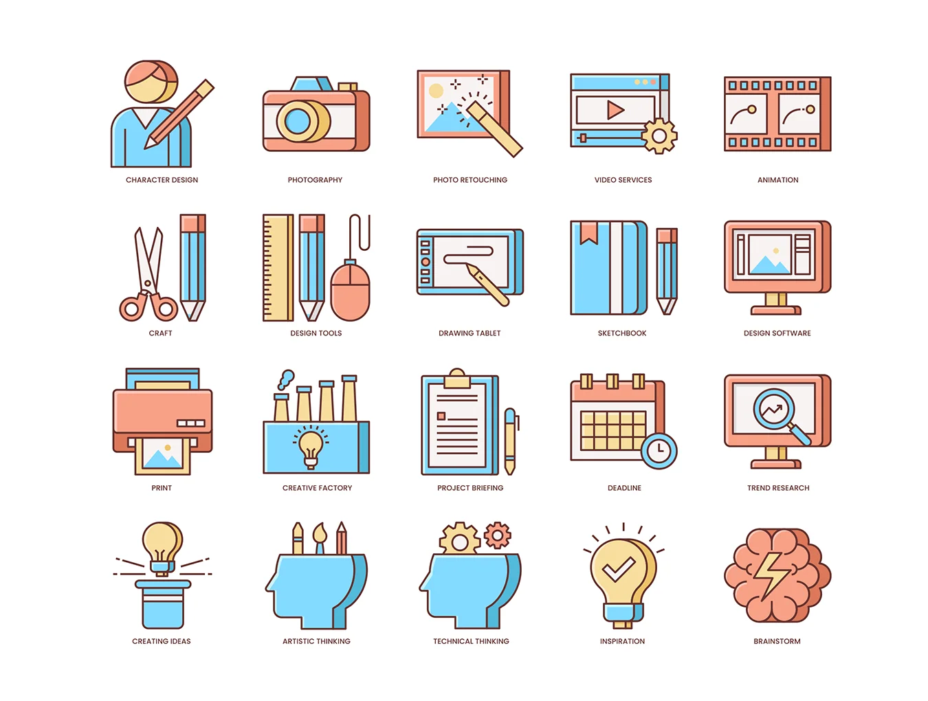 74 Design Icons | Honey Series 3