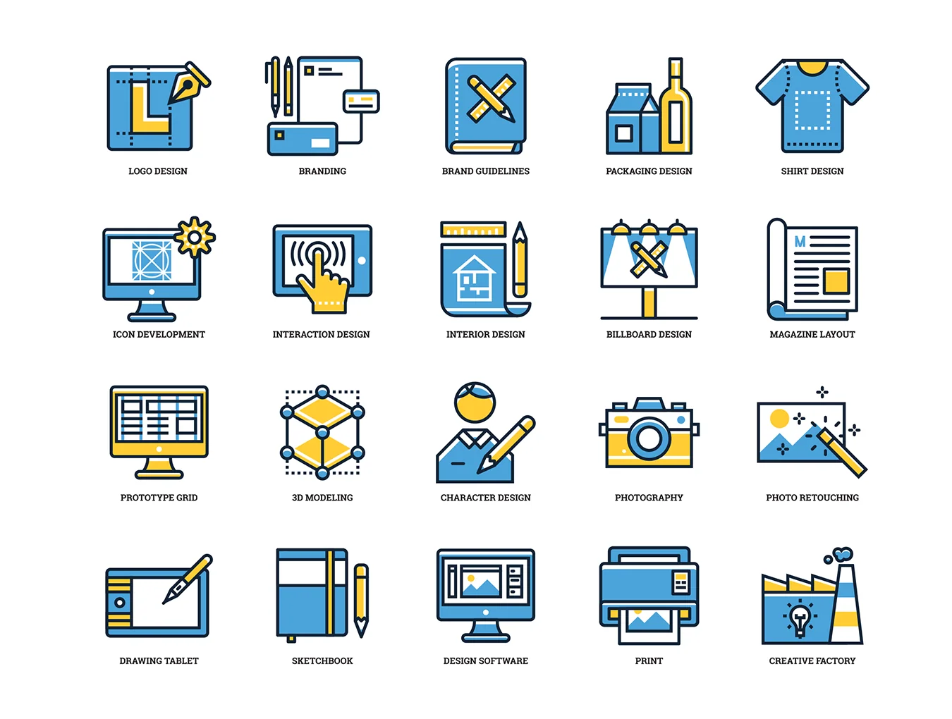 74 Design Icons | Kinetic Series 3