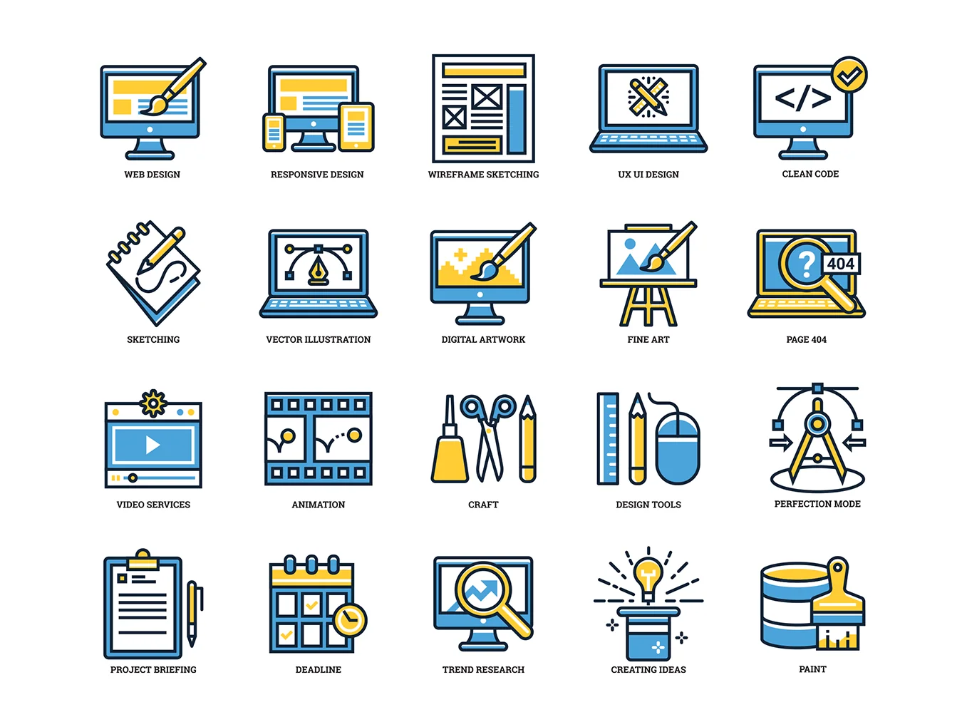 74 Design Icons | Kinetic Series 5