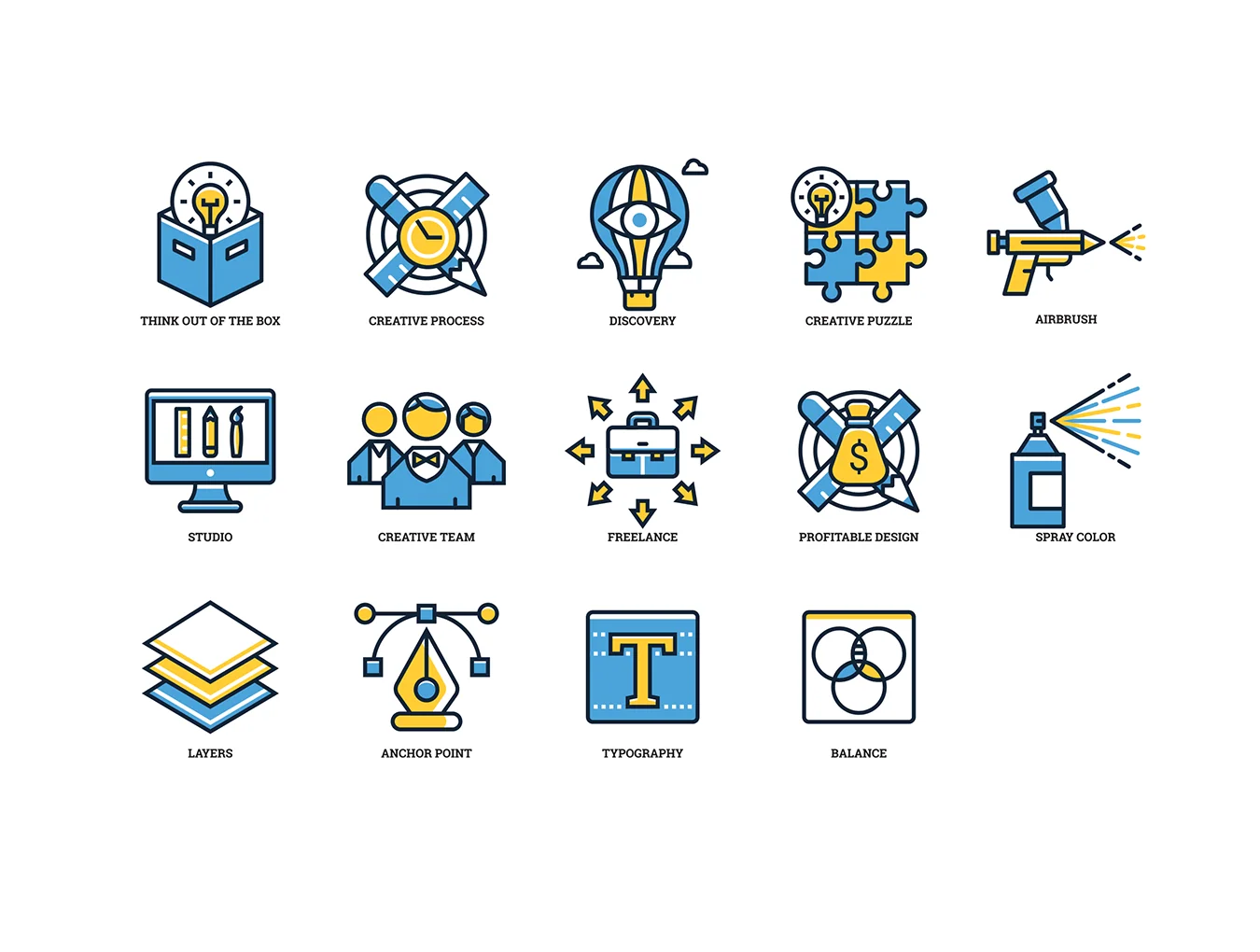 74 Design Icons | Kinetic Series 6