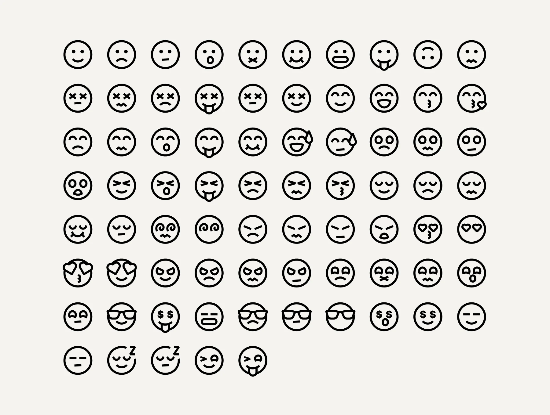 74 Emoticon Icons 6