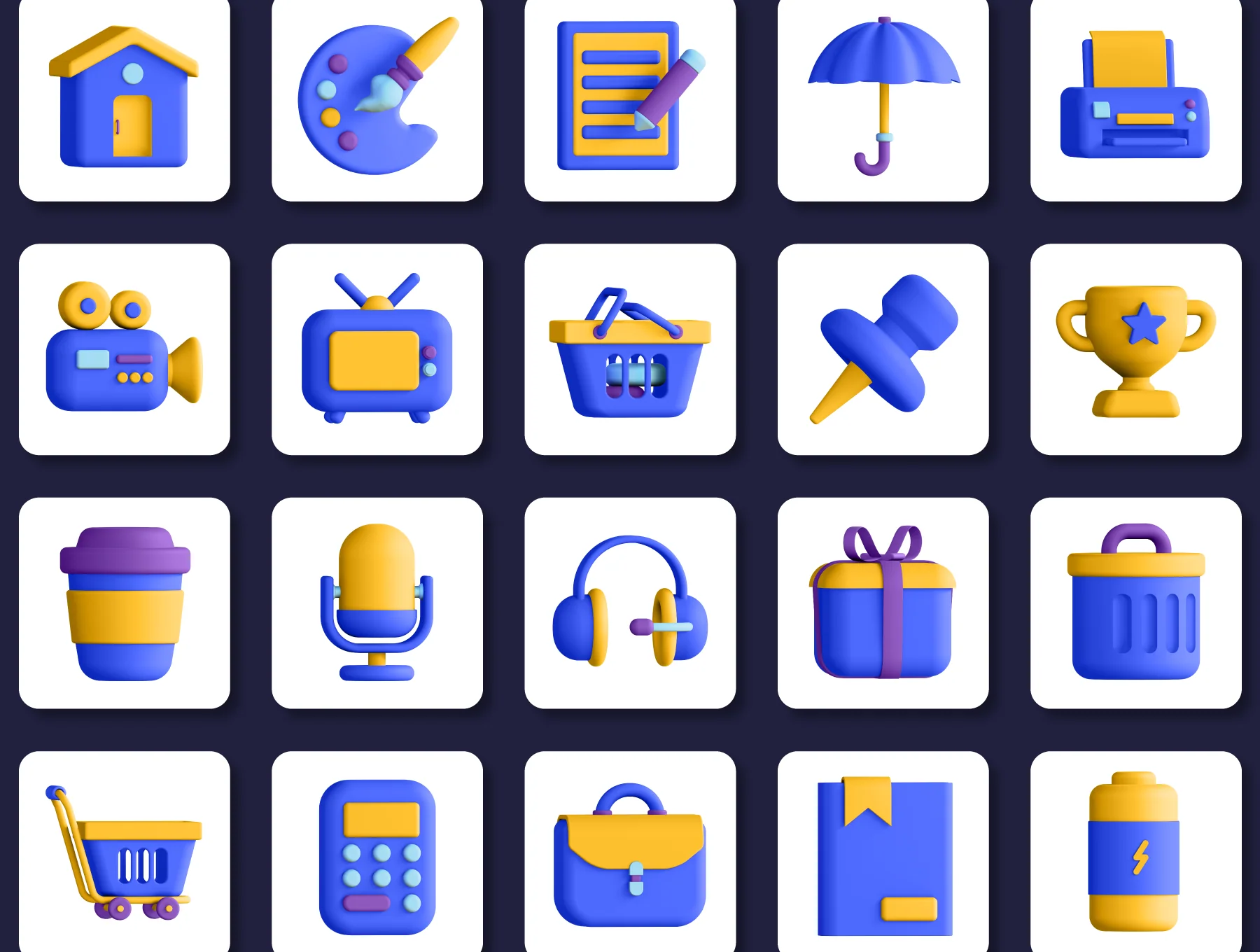 75 3D General Icons 7