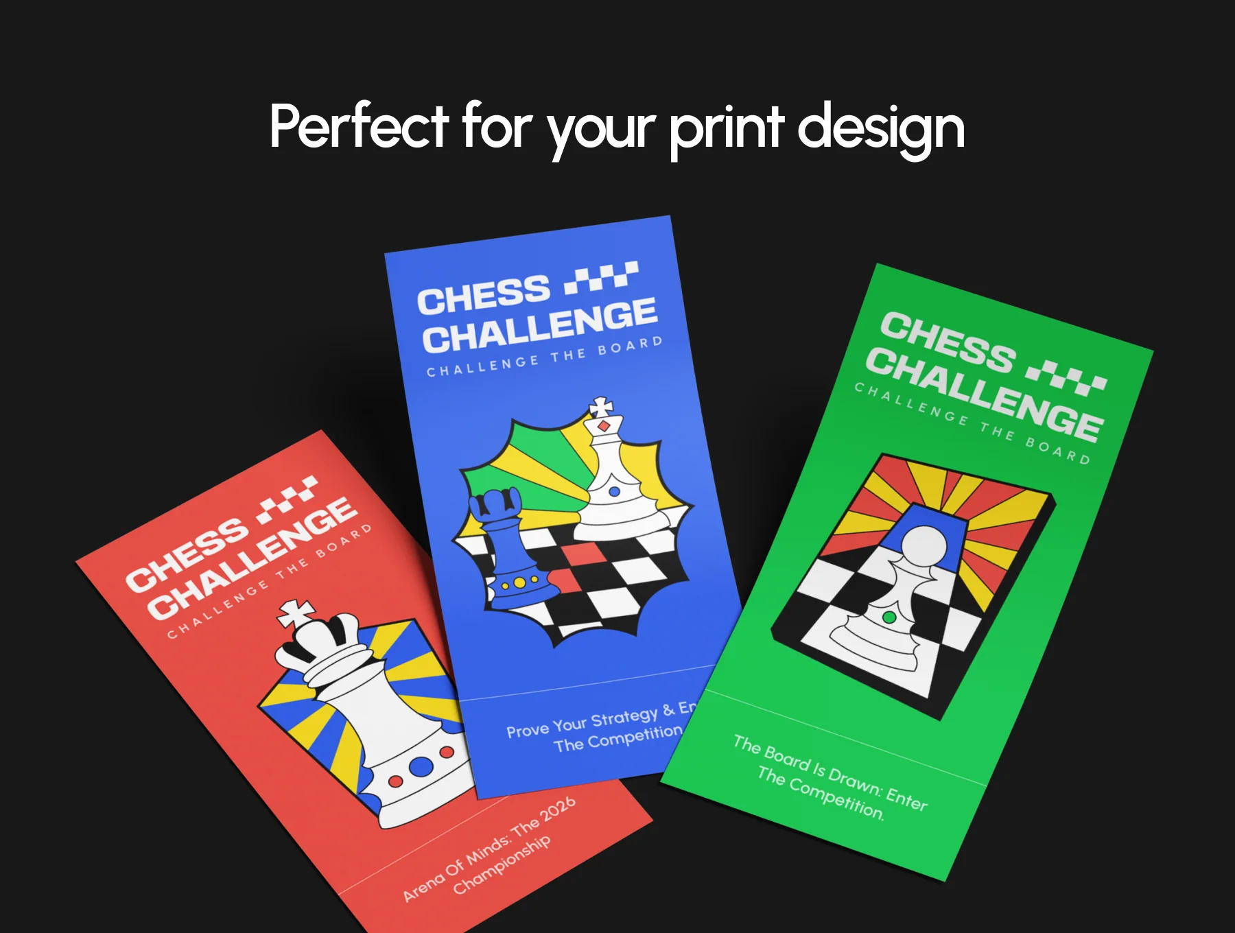 75 Chess Flat Illustrations 3