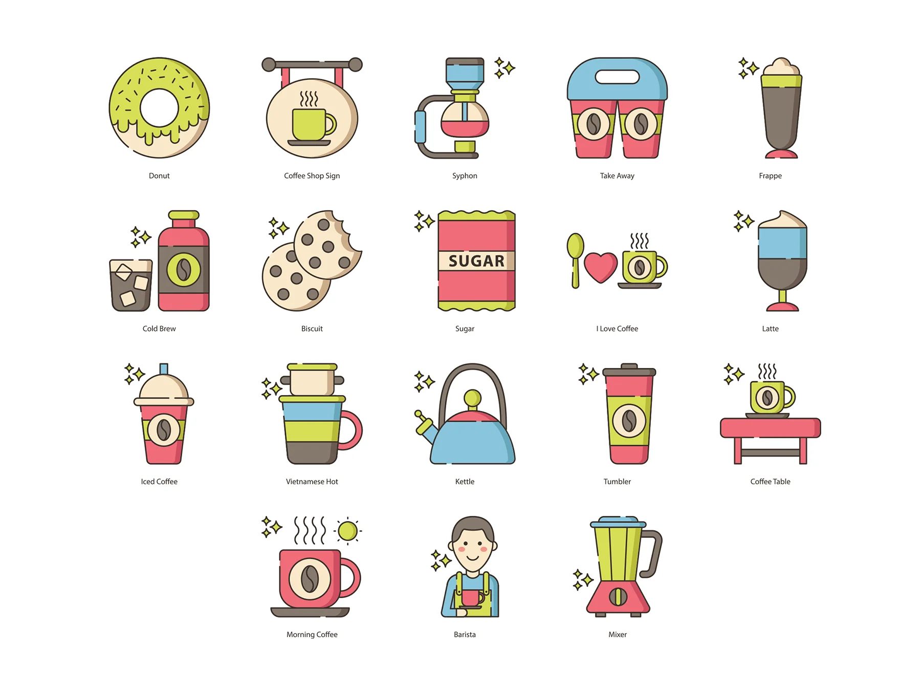 78 Coffee Icons | Hazel Series 5
