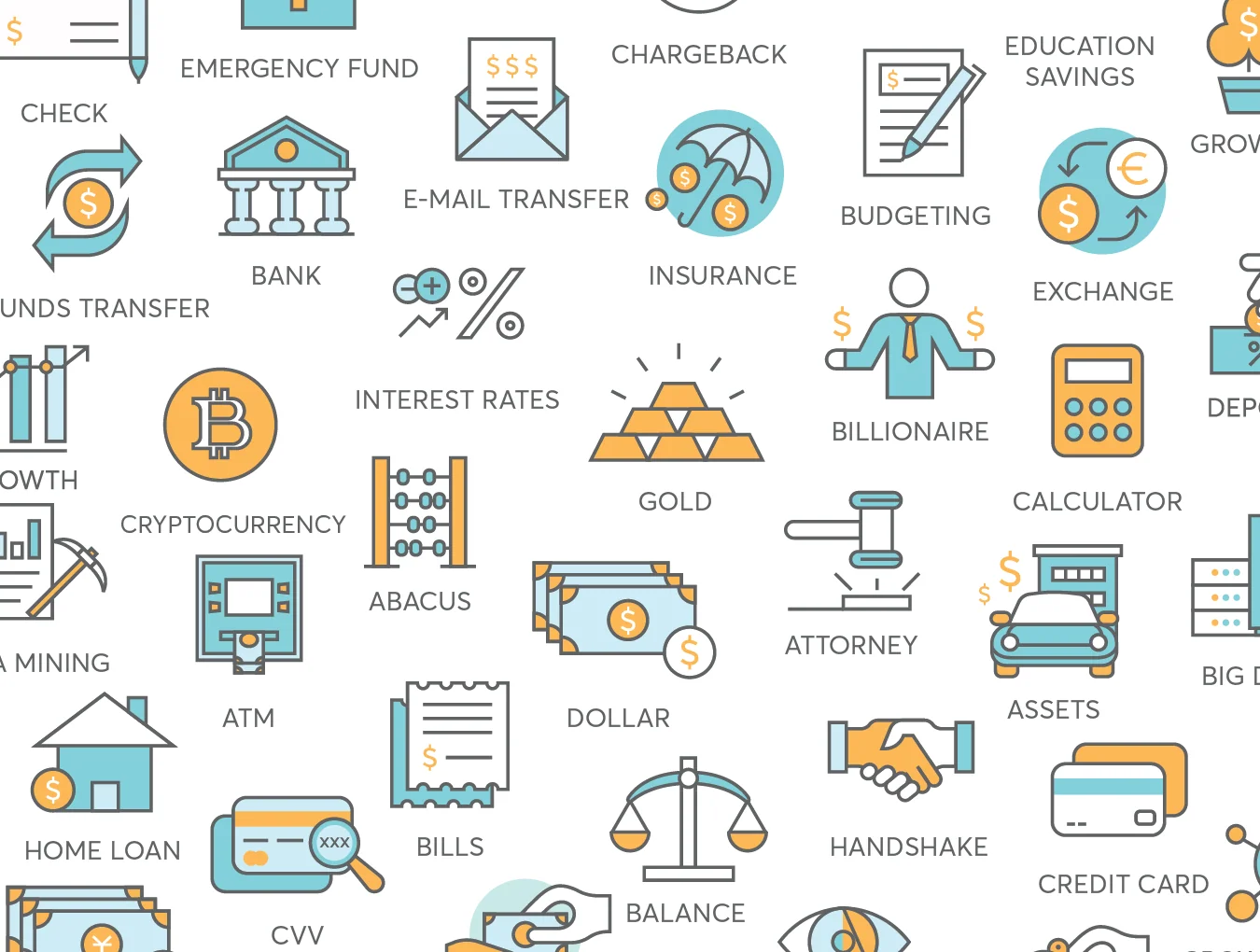 78 Fintech Icons 2