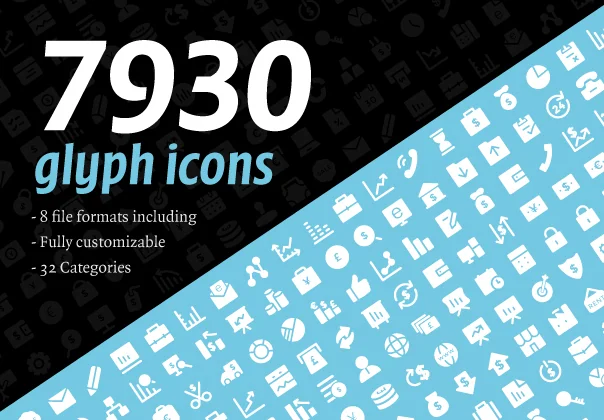 7930 Glyph Icons