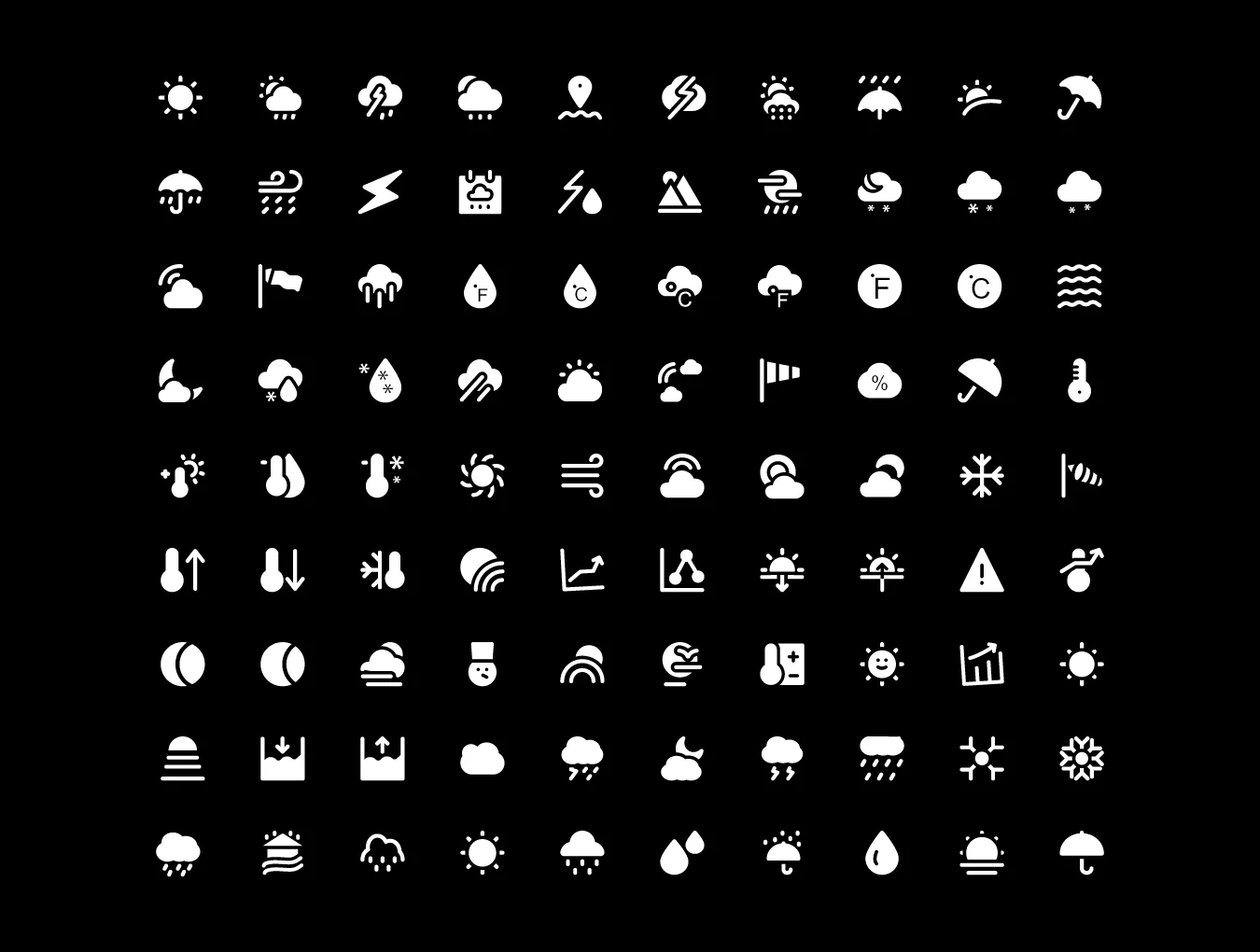 7930 Glyph Icons 4