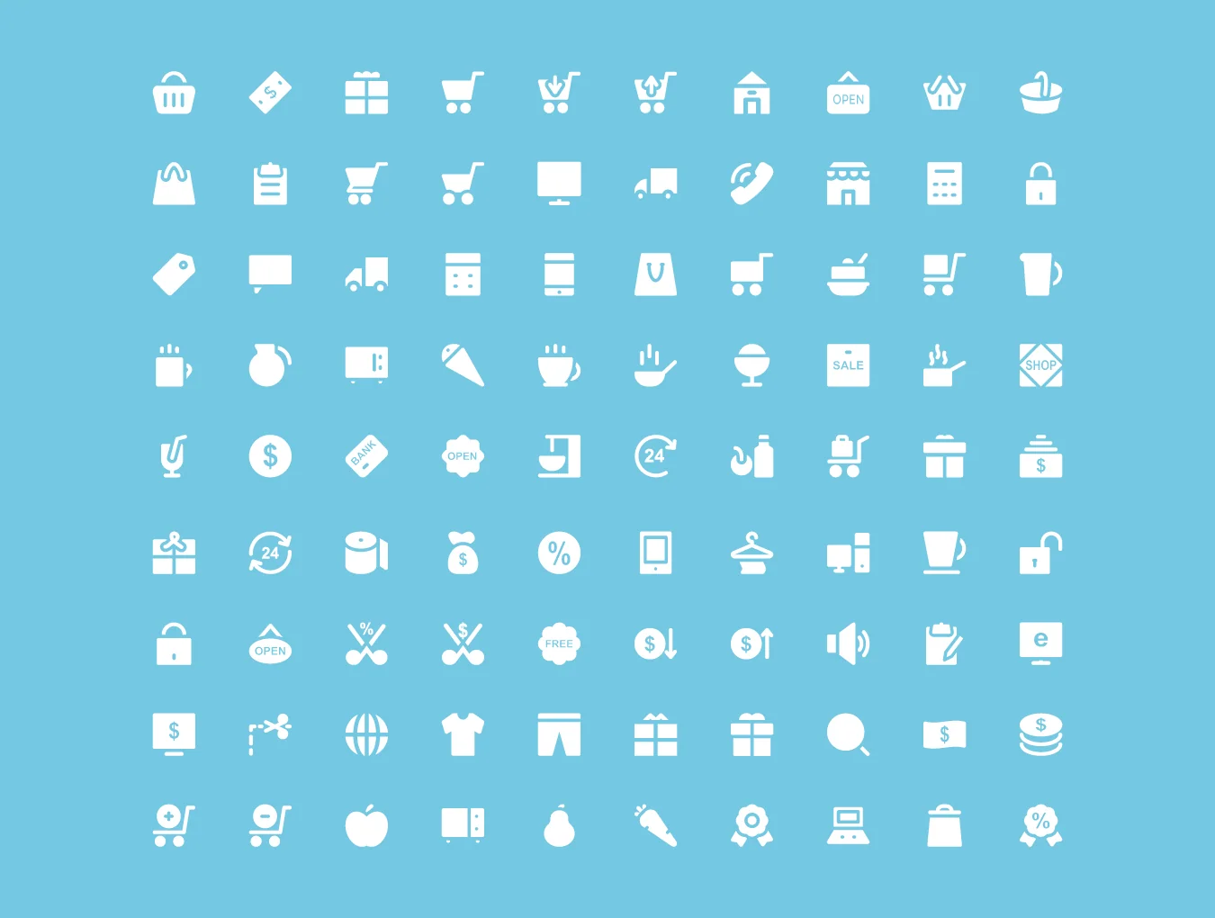 7930 Glyph Icons 6